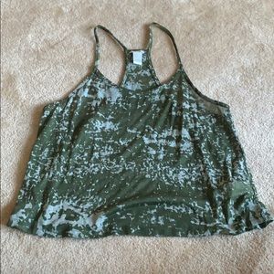 I LOVE H81 Tie dyed tank top